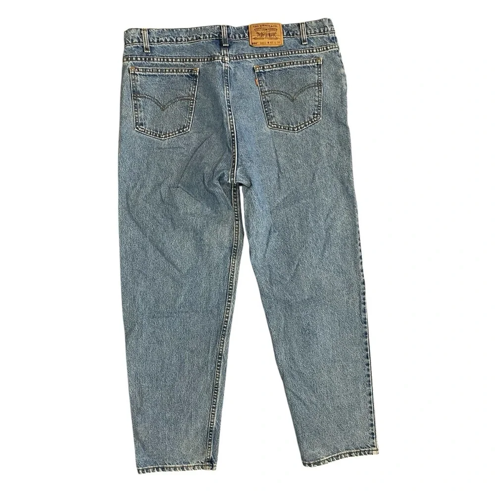 VTG Levi's 550 Jeans Orange Tab Men Tapered Leg‎ Relaxed 90s USA 42x30 Fit 39x30